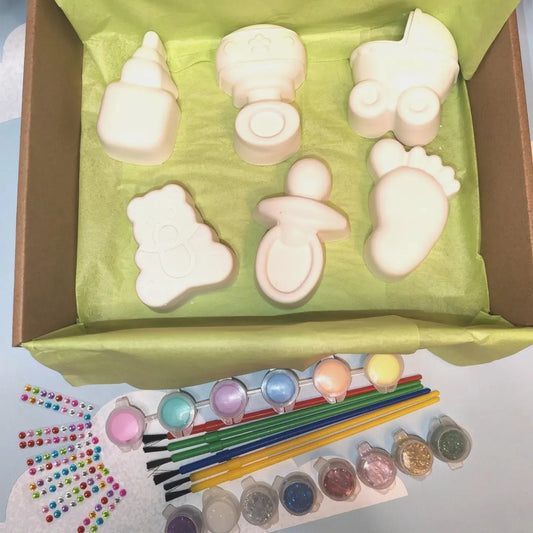 Paint Your Own Baby Shower gift set