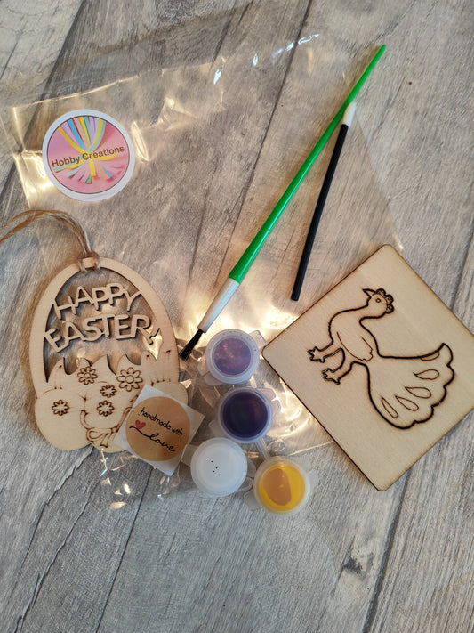 Wooden Easter Activity Bag