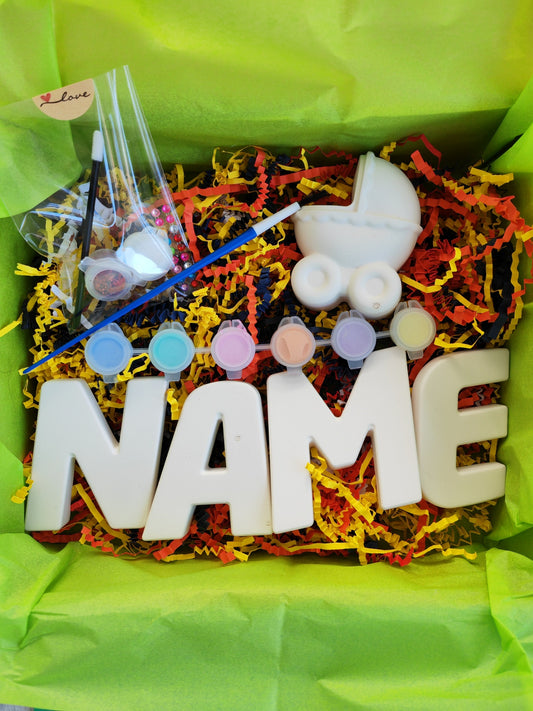 Paint Your Own Name Kids Kits